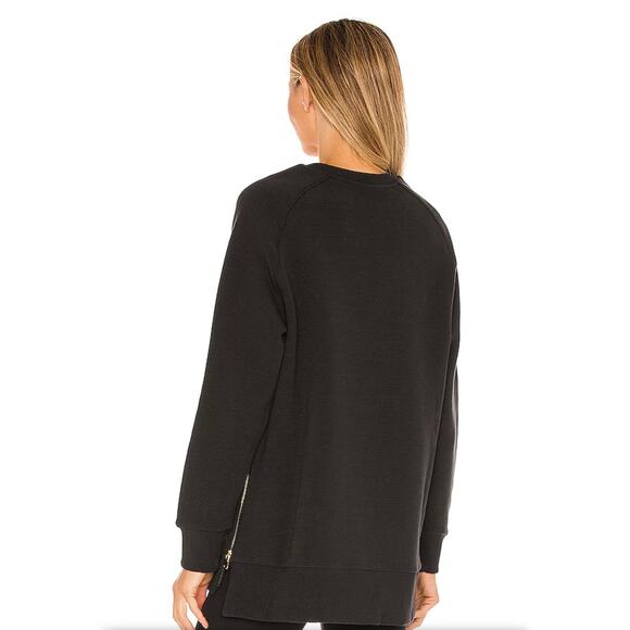 Varley Manning Sweatshirt ribbed Size M in Black - Picture 3 of 9